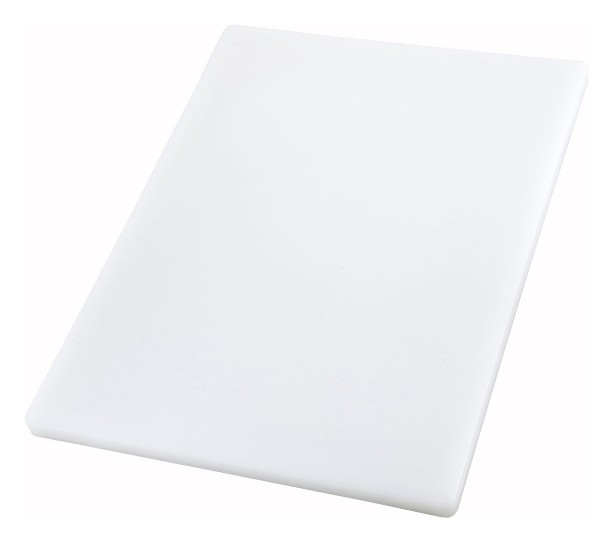 Winco planche face avant blanche montrant surface lisse et robustesse