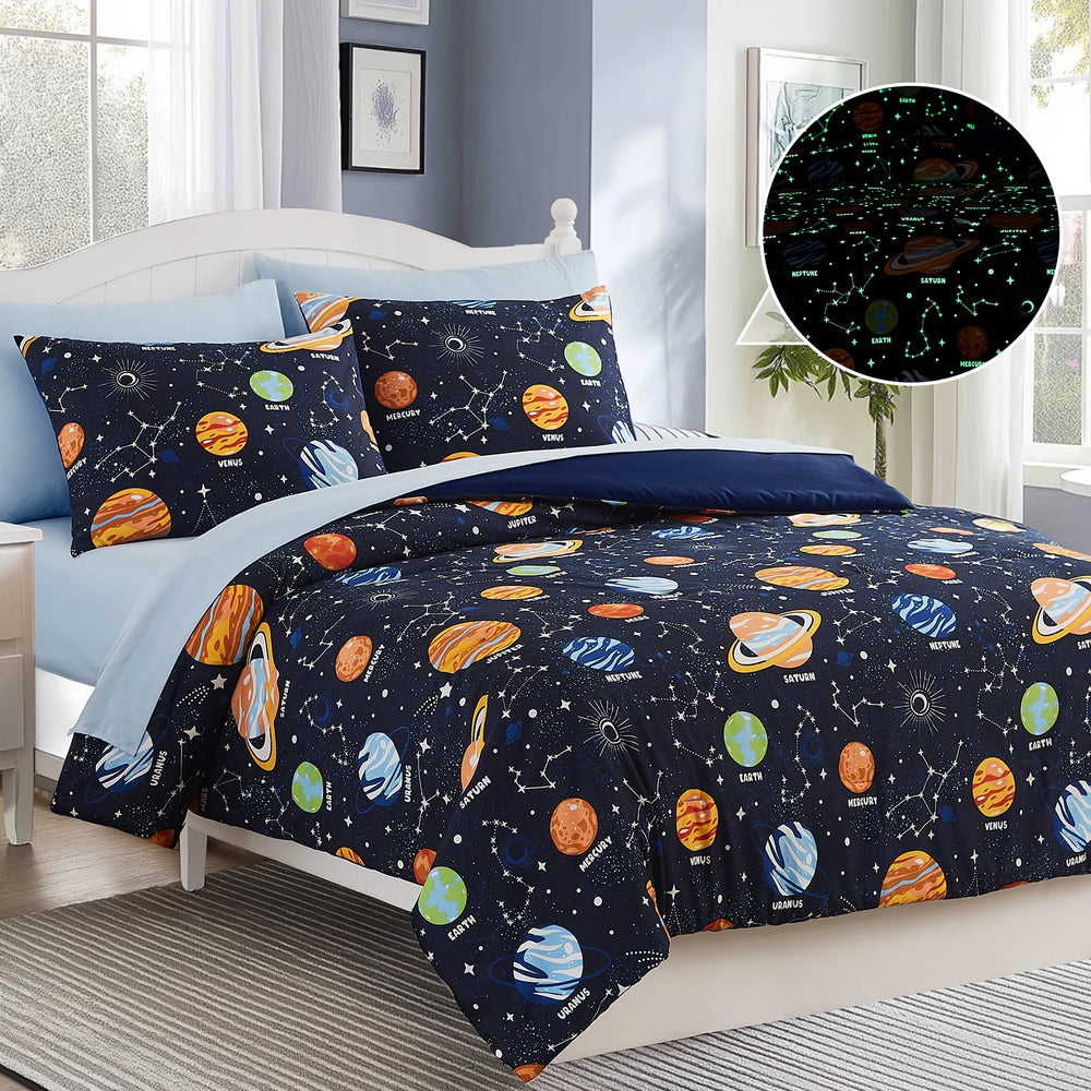 Wink Deer couette installée dans une chambre enfant inspirante