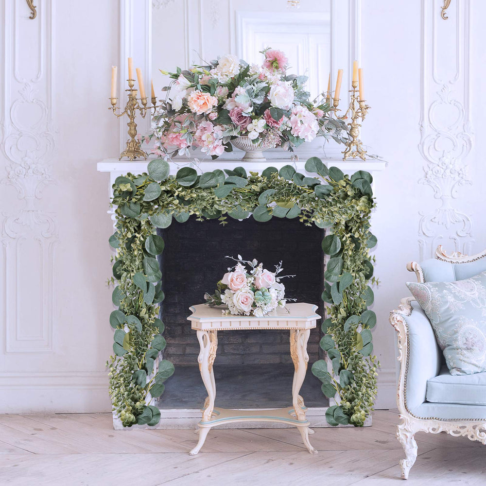 Winlyn guirlande transformée en couronne décorative réutilisable