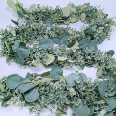 Winlyn gros plan feuilles eucalyptus réalistes pour décoration
