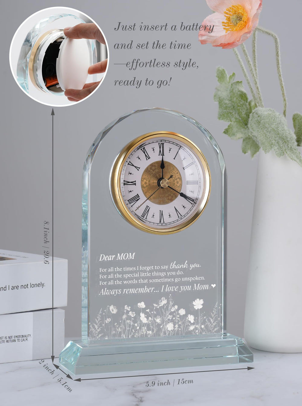 WinTaim horloge intégrée dans un salon moderne démontrant compatibilité déco