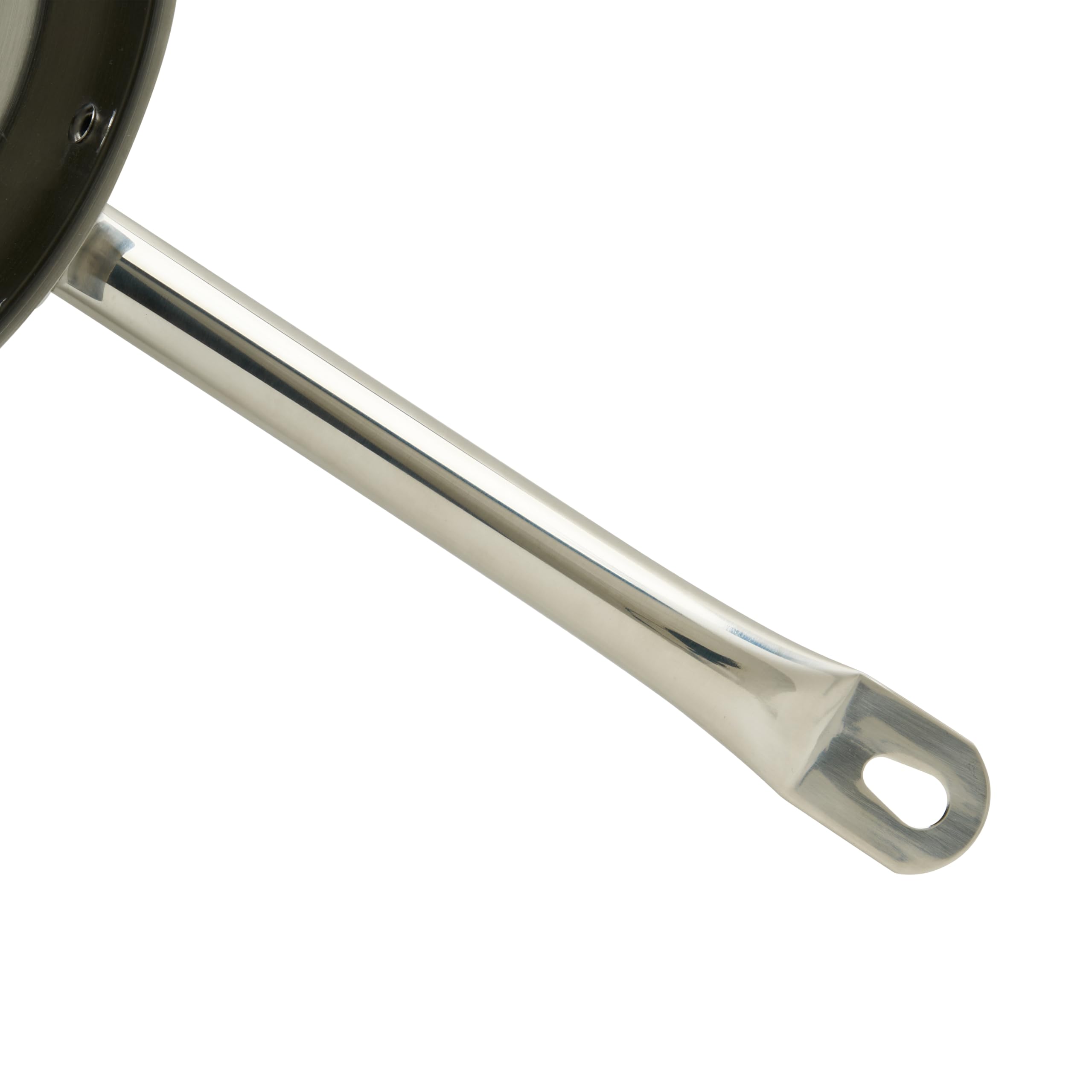 Winware Winco poêle à côté d’un mètre pour montrer l’échelle 11 pouces