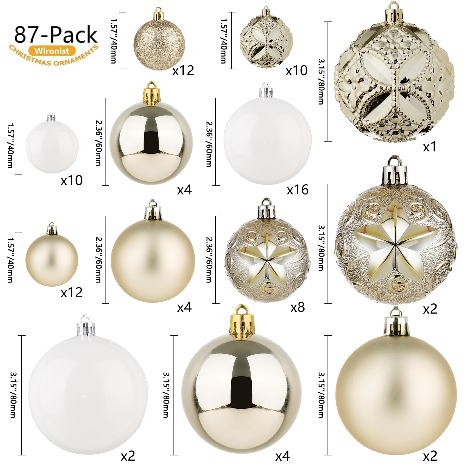 Wironlst boules sur sapin éclairé illustrant effet décoratif chaleureux