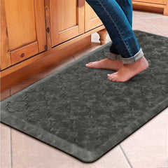 WISELIFE tapis face avant emballage montrant design gris et format compact