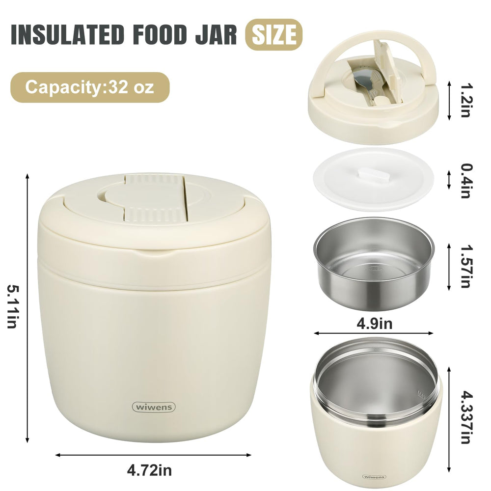 wiwens thermos base antidérapante et poignée cachée garantissant stabilité et portage sûr