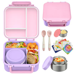 wiwens boîte bento avant montrant fermeture étanche et design coloré