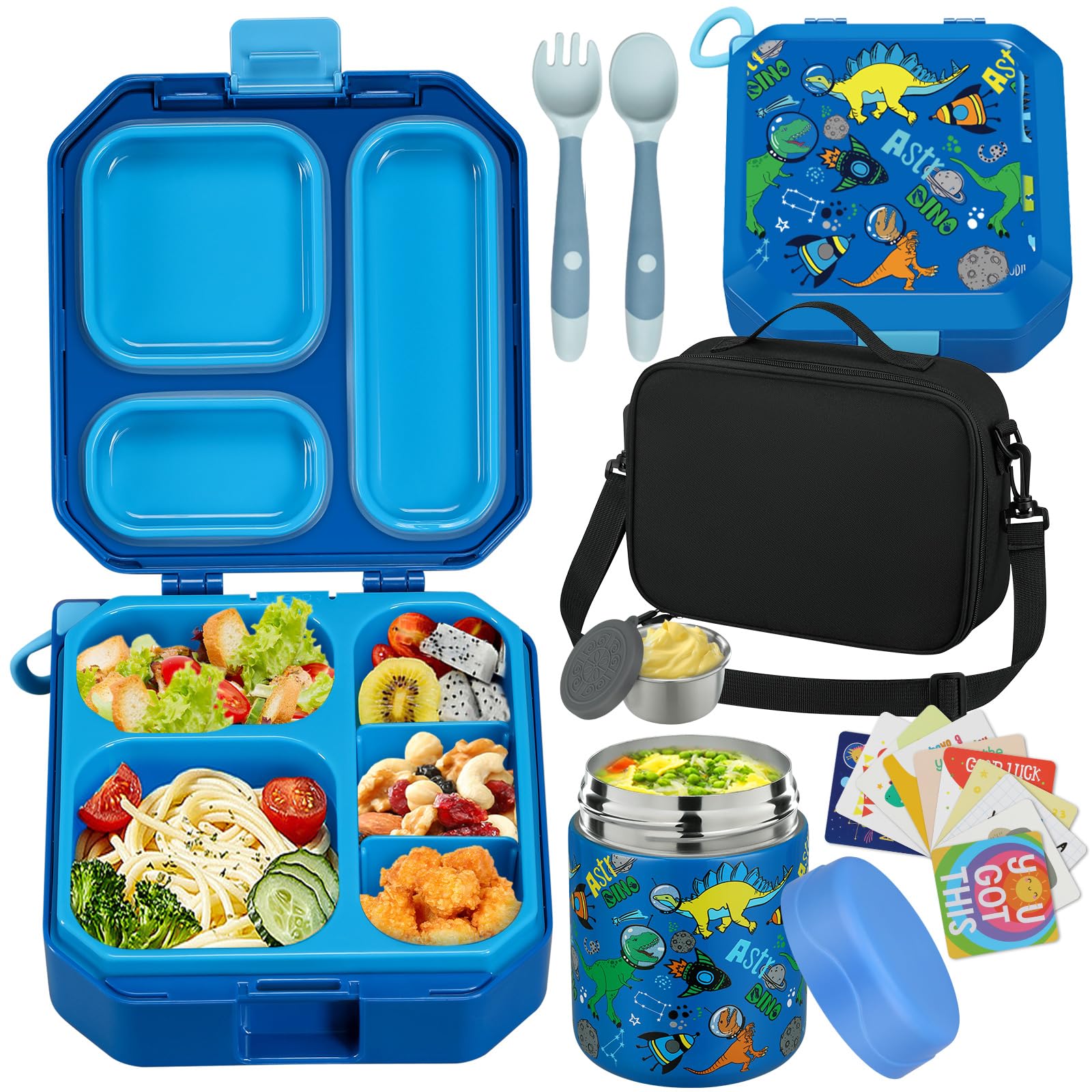 wiwens boîte bento vue face montrant compartiments et design attractif