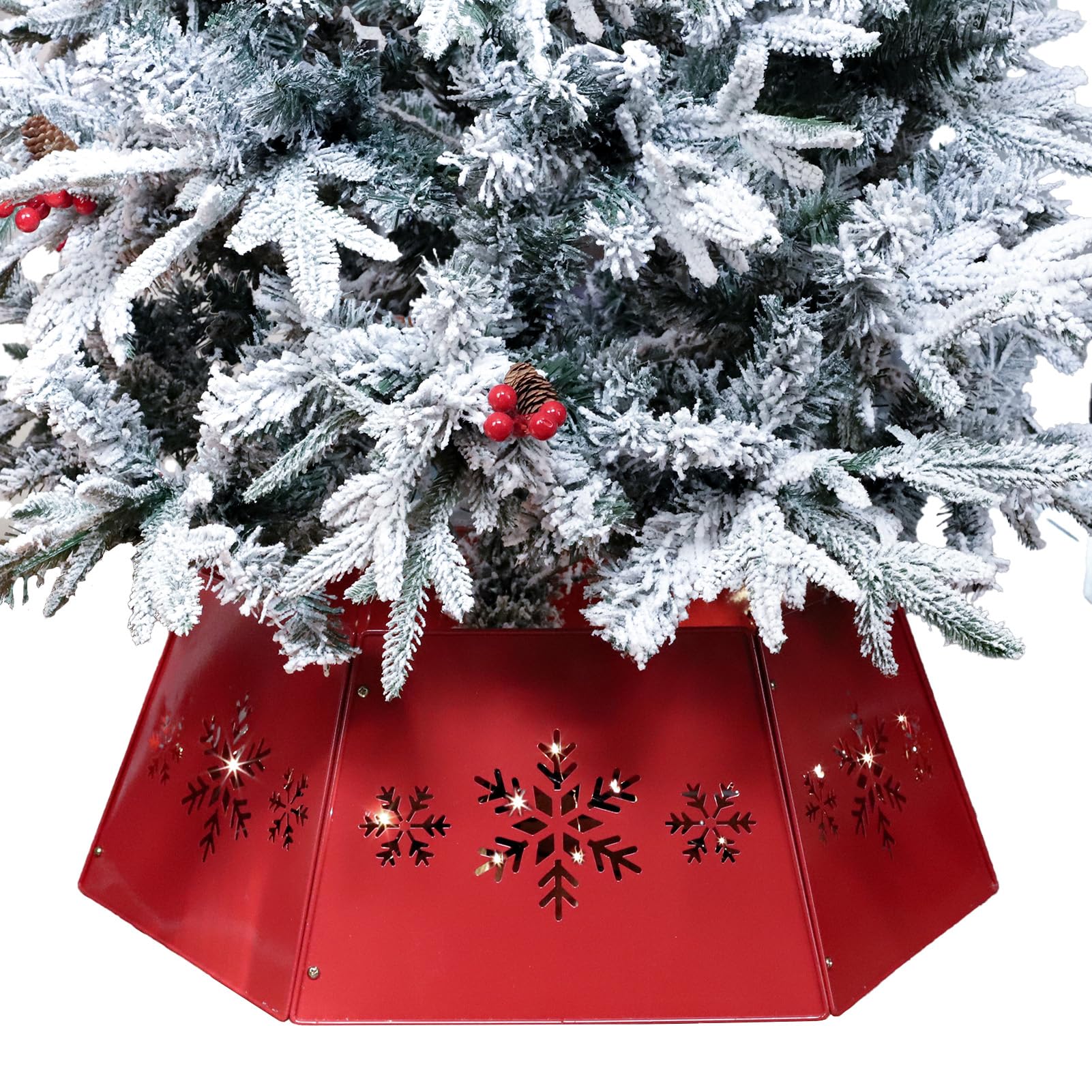 WKHOMEDECO collier rangé à plat, gain de place assuré après fêtes