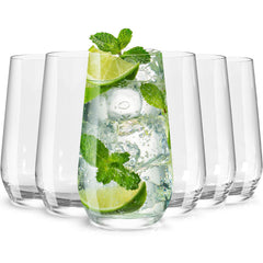 Wlasss lot de six verres face avant présentant un design élégant et durable