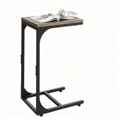 WLIVE table d'appoint face avant greige, design compact et élégant