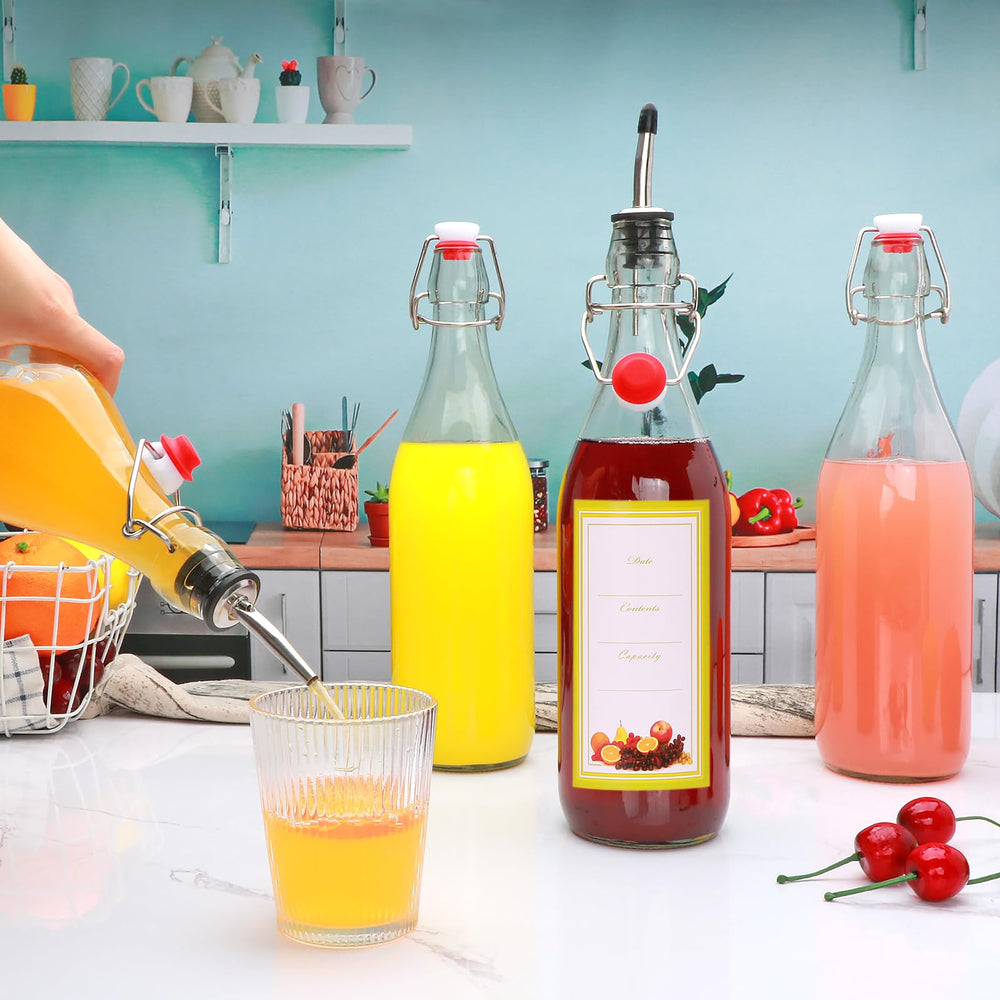 Woaiwo-q bouteille 1 litre tenue en main pour apprécier l'échelle et capacité