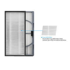 WOCASE filtre inséré dans un purificateur illustrant une installation simple