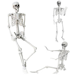 Wocst squelette face plein corps hauteur réaliste pour décor Halloween
