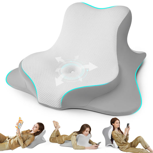 WOGAHEV face avant montrant le coussin et son apparence blanche confortable