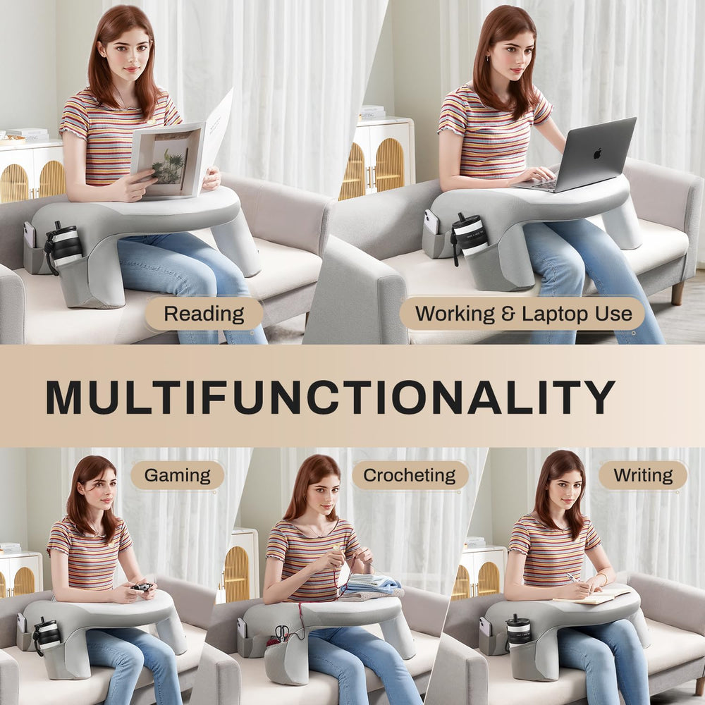 WOGAHEV coussin sur lit utilisé pour télétravail ergonomique à domicile