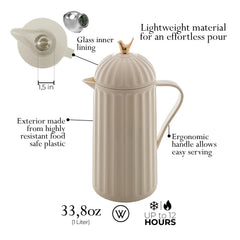 WOLFF bouchon oiseau doré décoratif ajoutant raffinement à la carafe