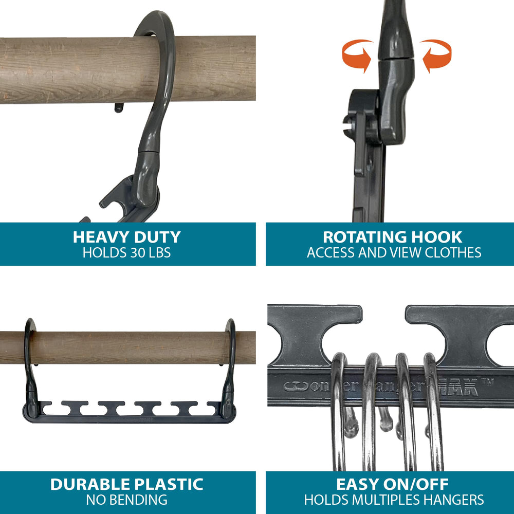 Wonder Hanger gros plan matière plastique renforcée pour durabilité