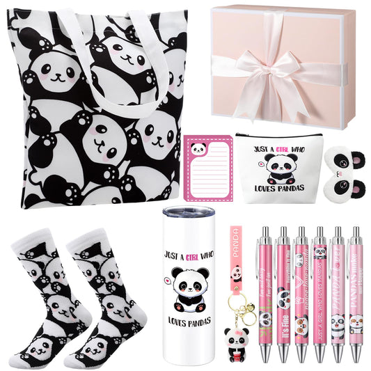 Wonderjune boîte cadeau panda présentation soignée pour offrir et surprendre