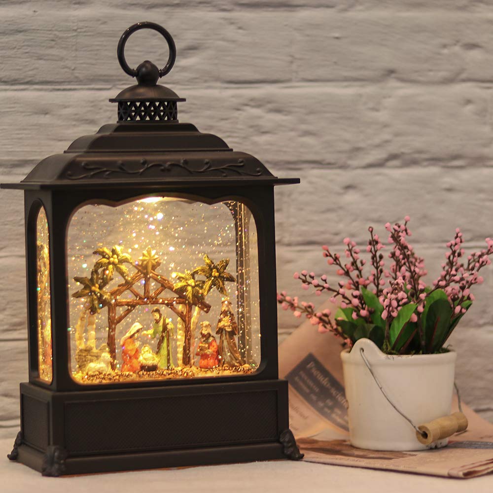 Wondise lanterne utilisée comme centre de table pour fête de Noël