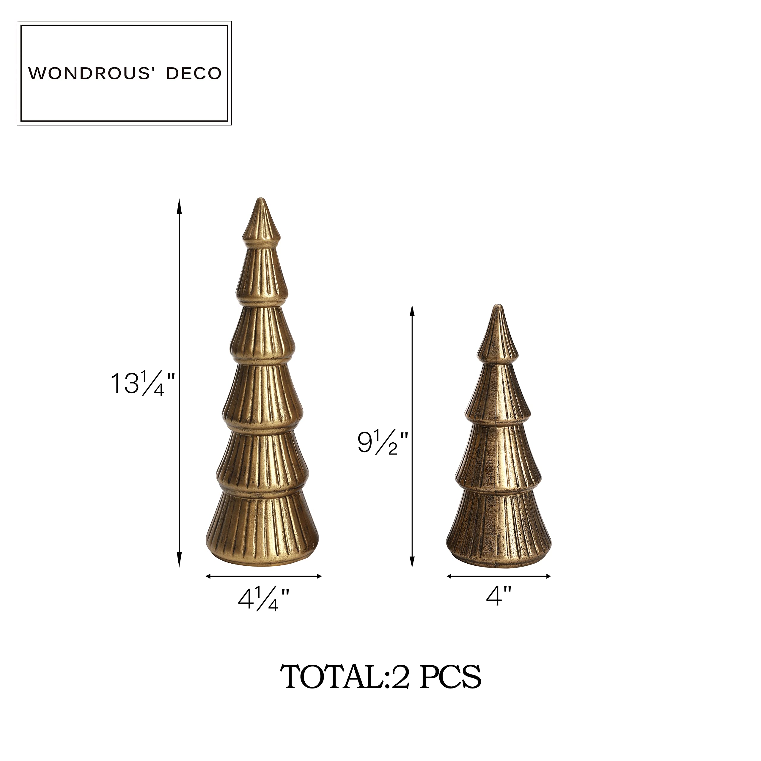 WONDROUS' DECO sapin emballé en cadeau convenant pour offrir facilement