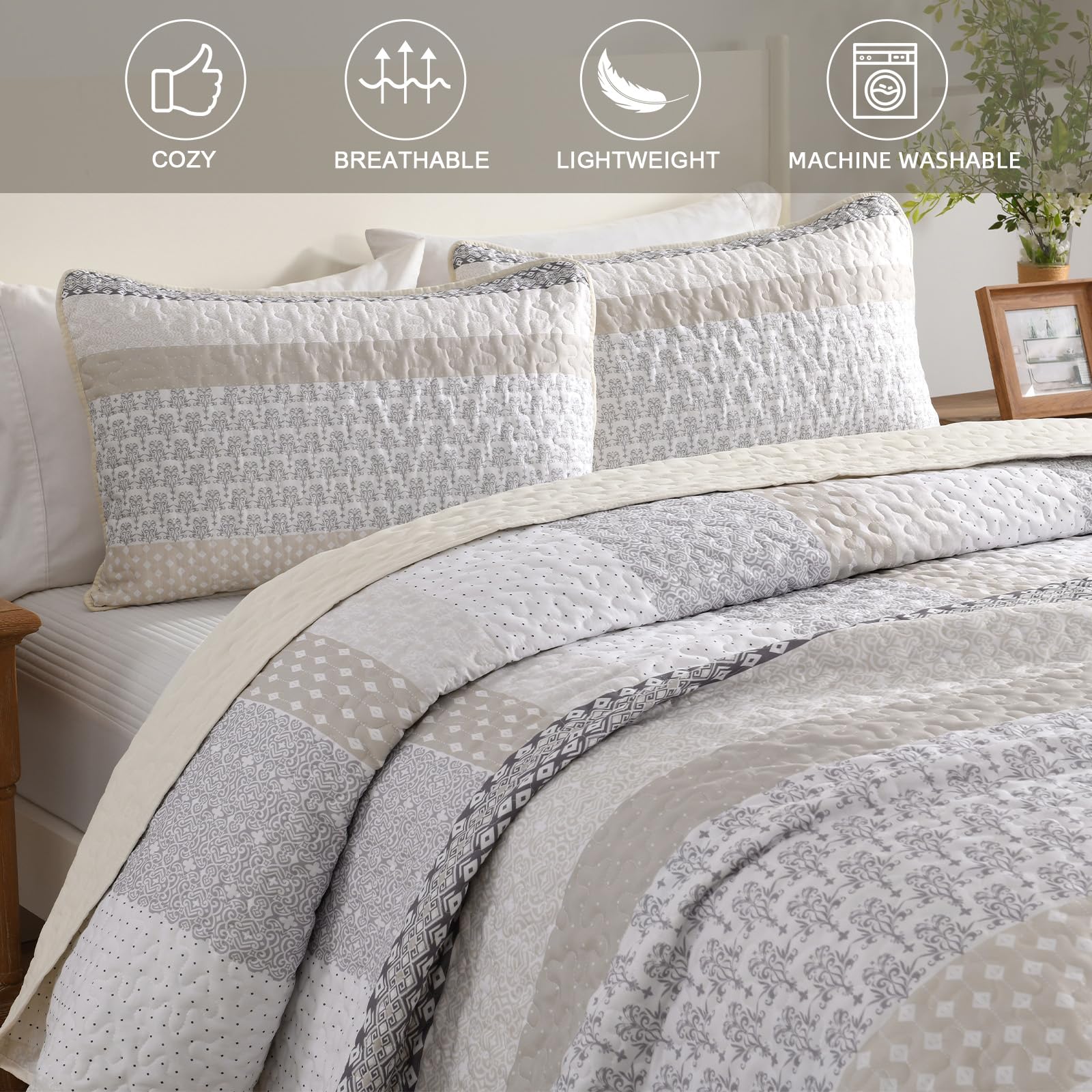 WONGS BEDDING couverture mise en situation dans chambre boho-chic