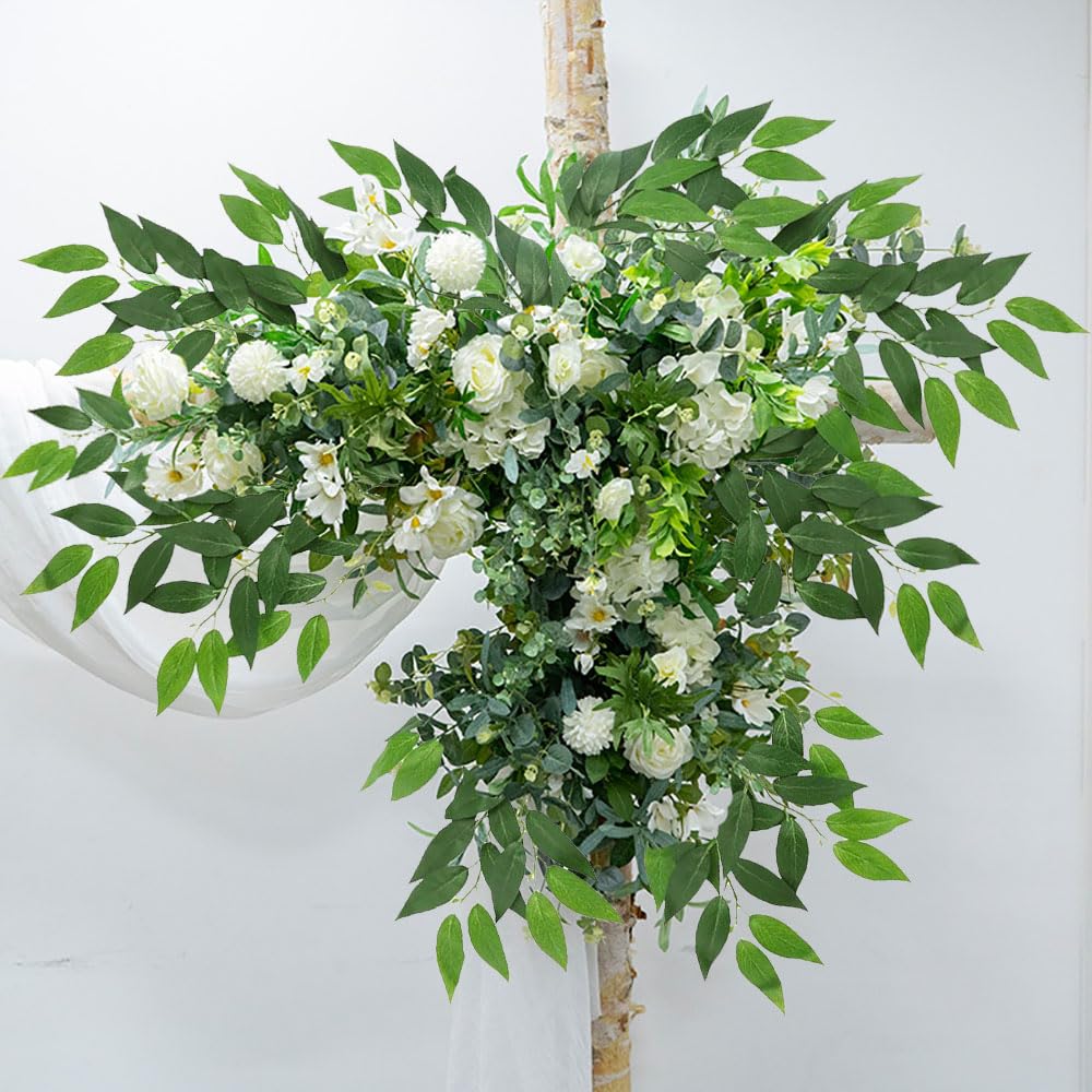 WONICE centre de table ruscus apportant volume décoratif