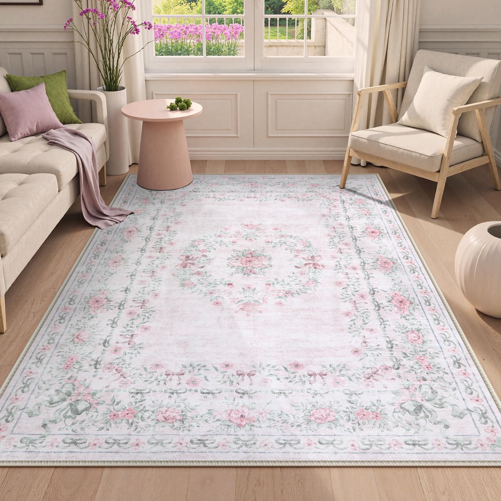 Wonnitar tapis dans chambre fille créant atmosphère bohème chaleureuse