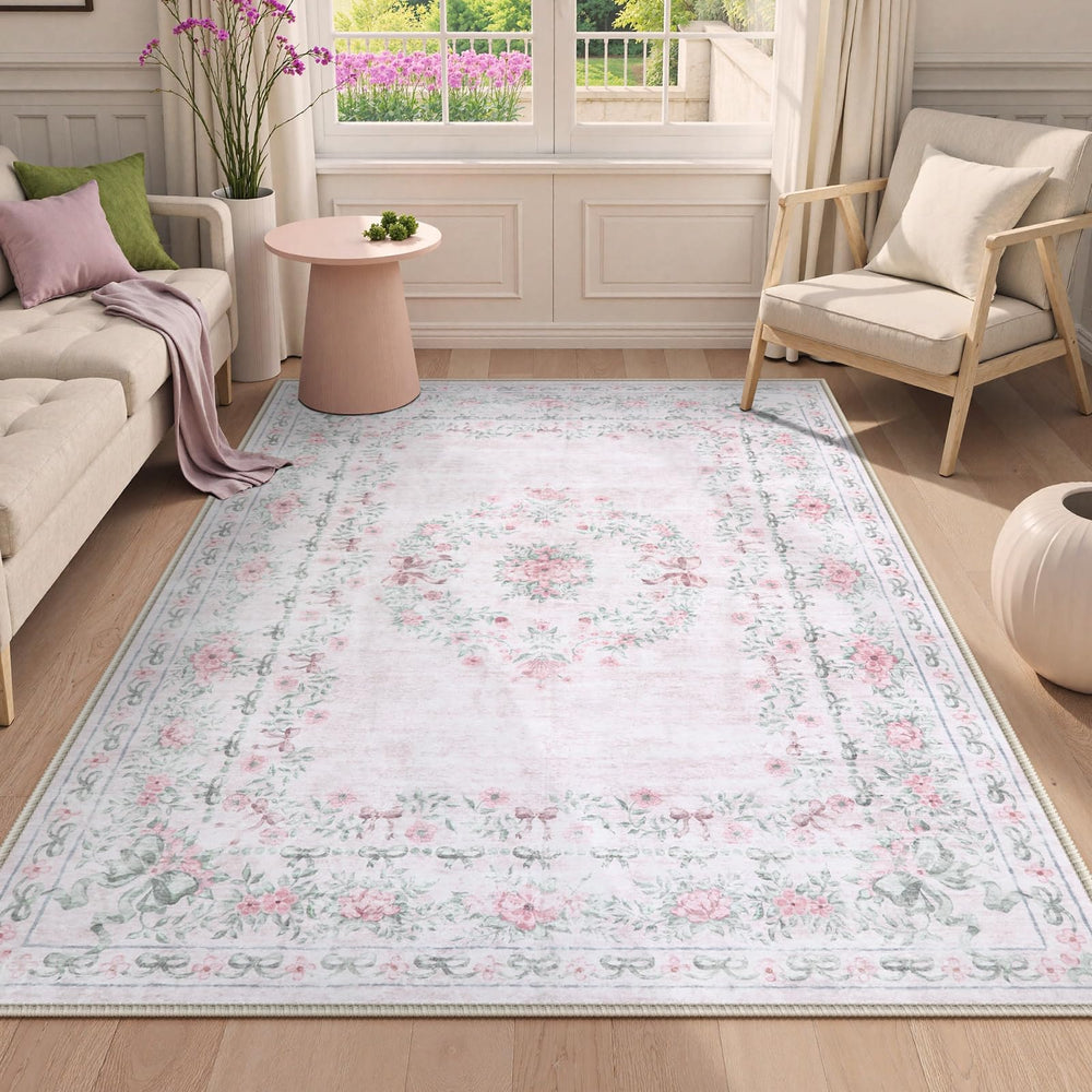 Wonnitar tapis dans chambre fille créant atmosphère bohème chaleureuse