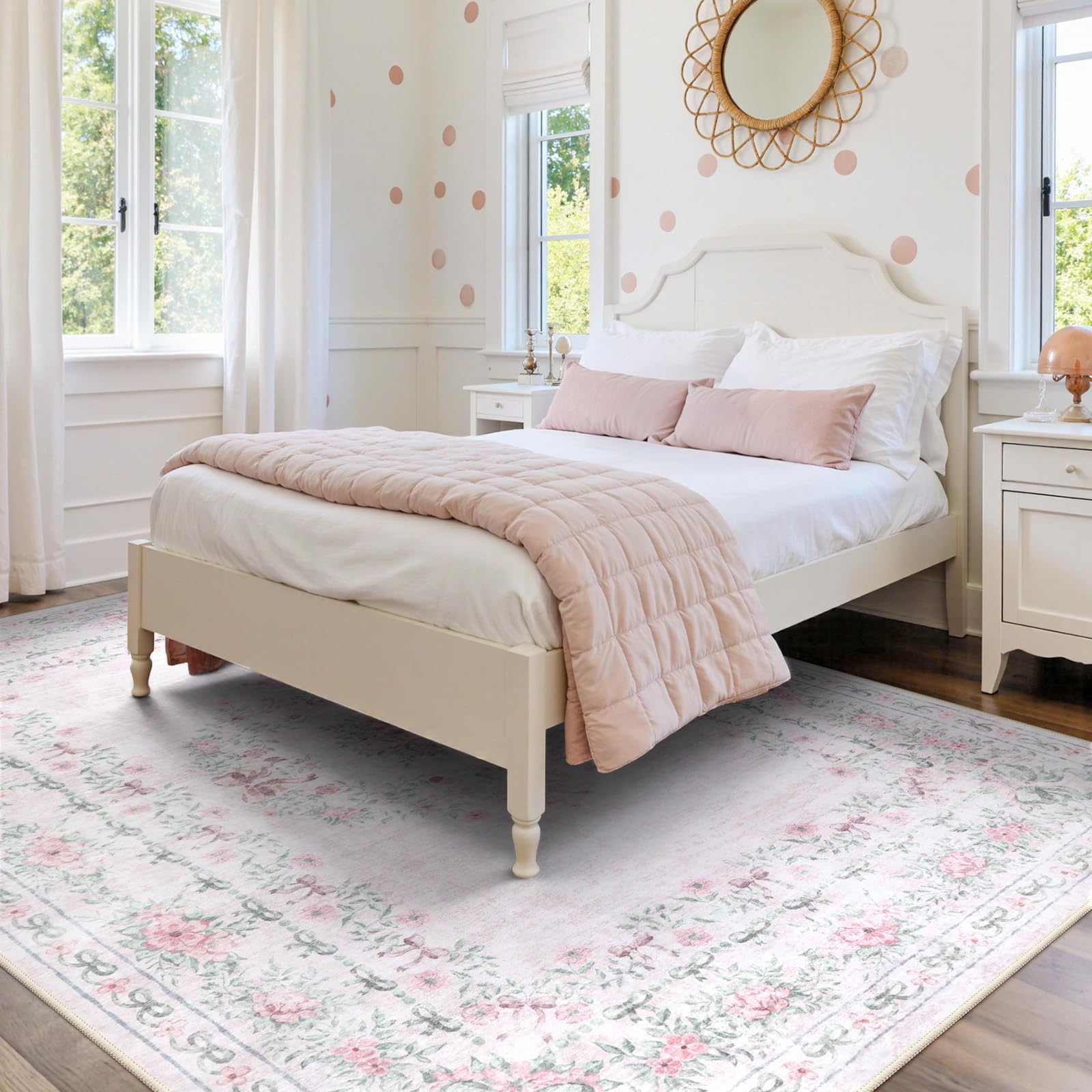 Wonnitar détail bordure nœud floral apportant touche décorative