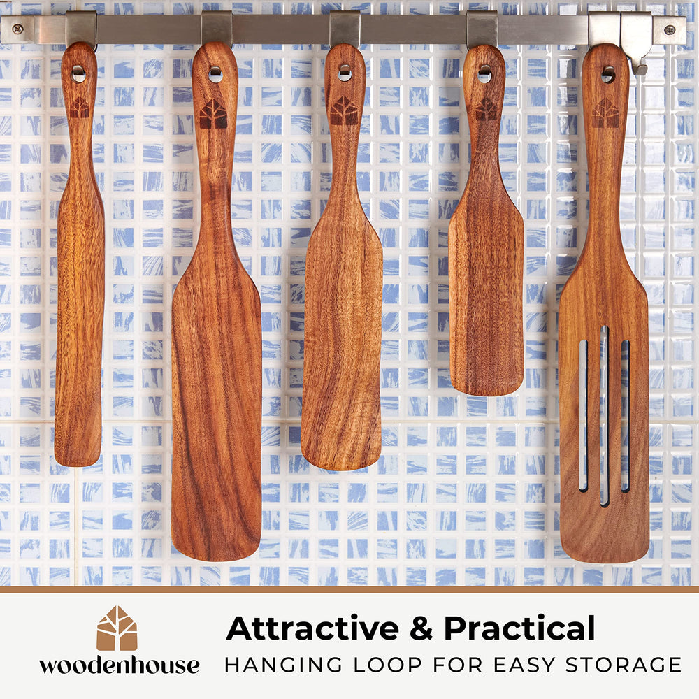 Spurtle Woodenhouse utilisée pour remuer une sauce, protège poêles antiadhésives