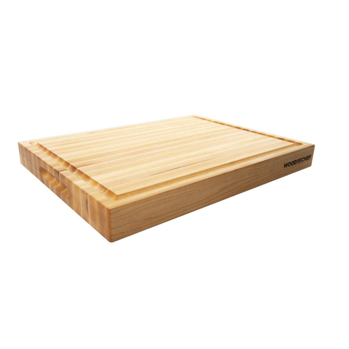 WoodForChef planche érable face avant montrant surface prête à couper