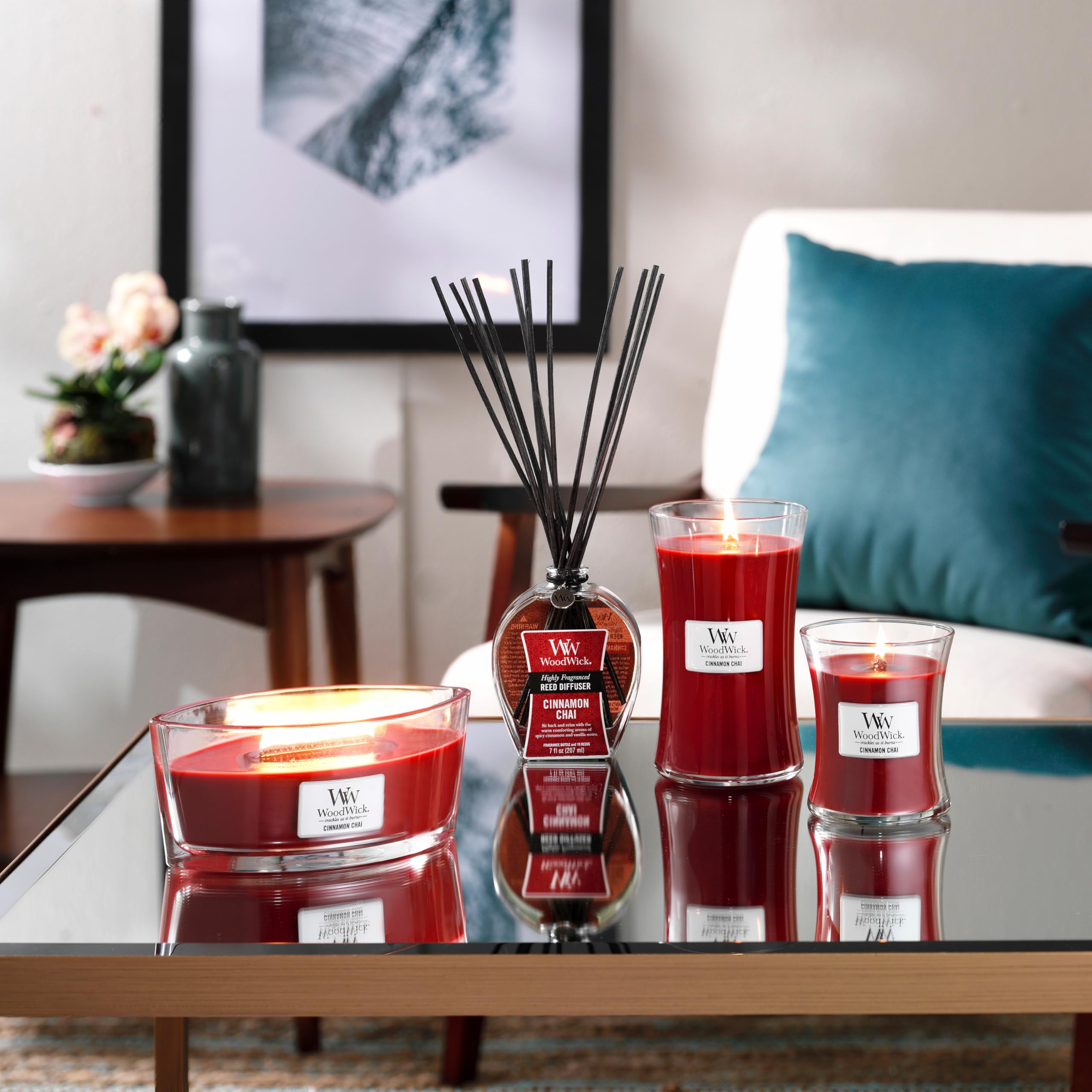 WoodWick composition cire exposée pour meilleure tenue du parfum