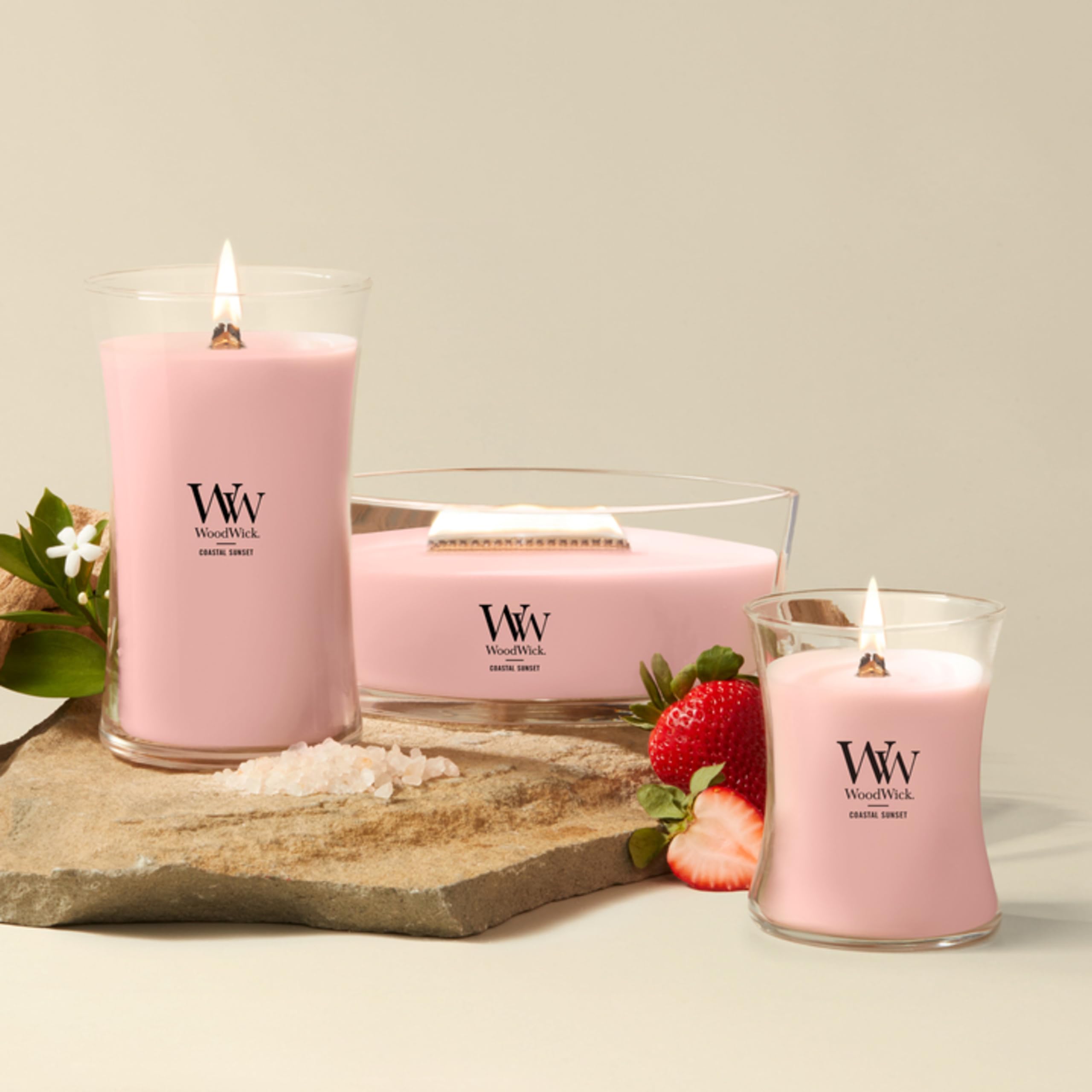 WoodWick(ウッドウィック) mise en scène près d'une fenêtre pour atmosphère côtière