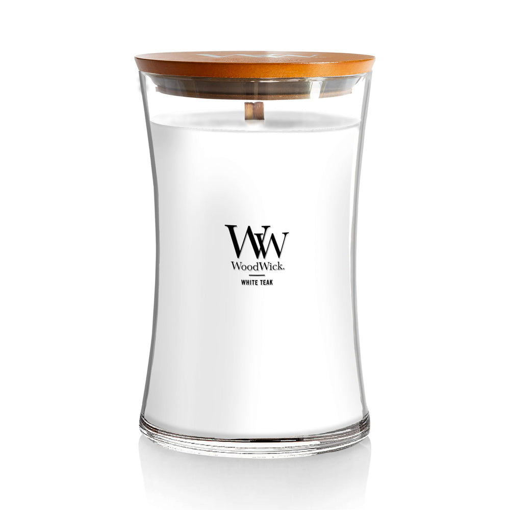 WoodWick(ウッドウィック) vue avant du bocal hourglass, design décoratif distingué