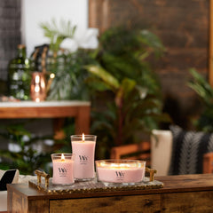 WoodWick(ウッドウィック) mèche en bois visible, offre un crépitement apaisant