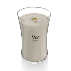 WoodWick mèche Pluswick gros plan offrant crépitement agréable