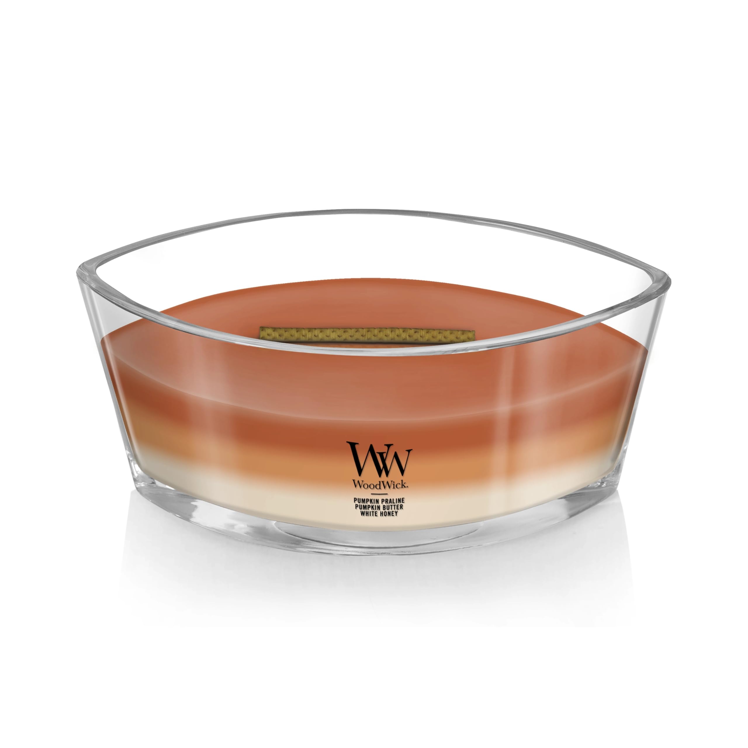 WoodWick(ウッドウィック) étiquette et couvercle, information parfum et présentation soignée