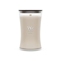 WoodWick wood smoke packaging avant montrant le design et l’utilisation pratique