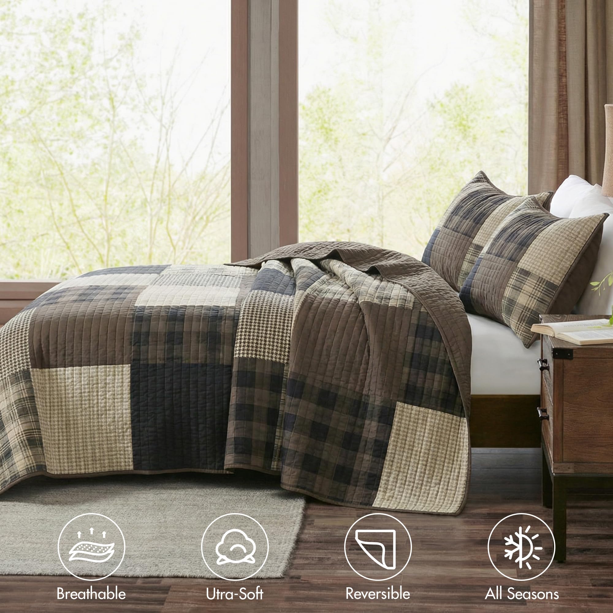 Woolrich texture coton 100% visible pour confort respirant et douceur