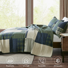 Woolrich Mill Creek taie d'oreiller assortie posée montrant finition coordonnée et confort