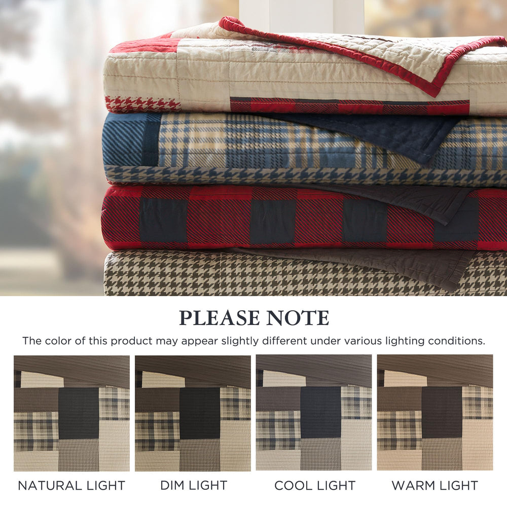 Woolrich jeté utilisé en couche supplémentaire sur lit pour chaleur légère