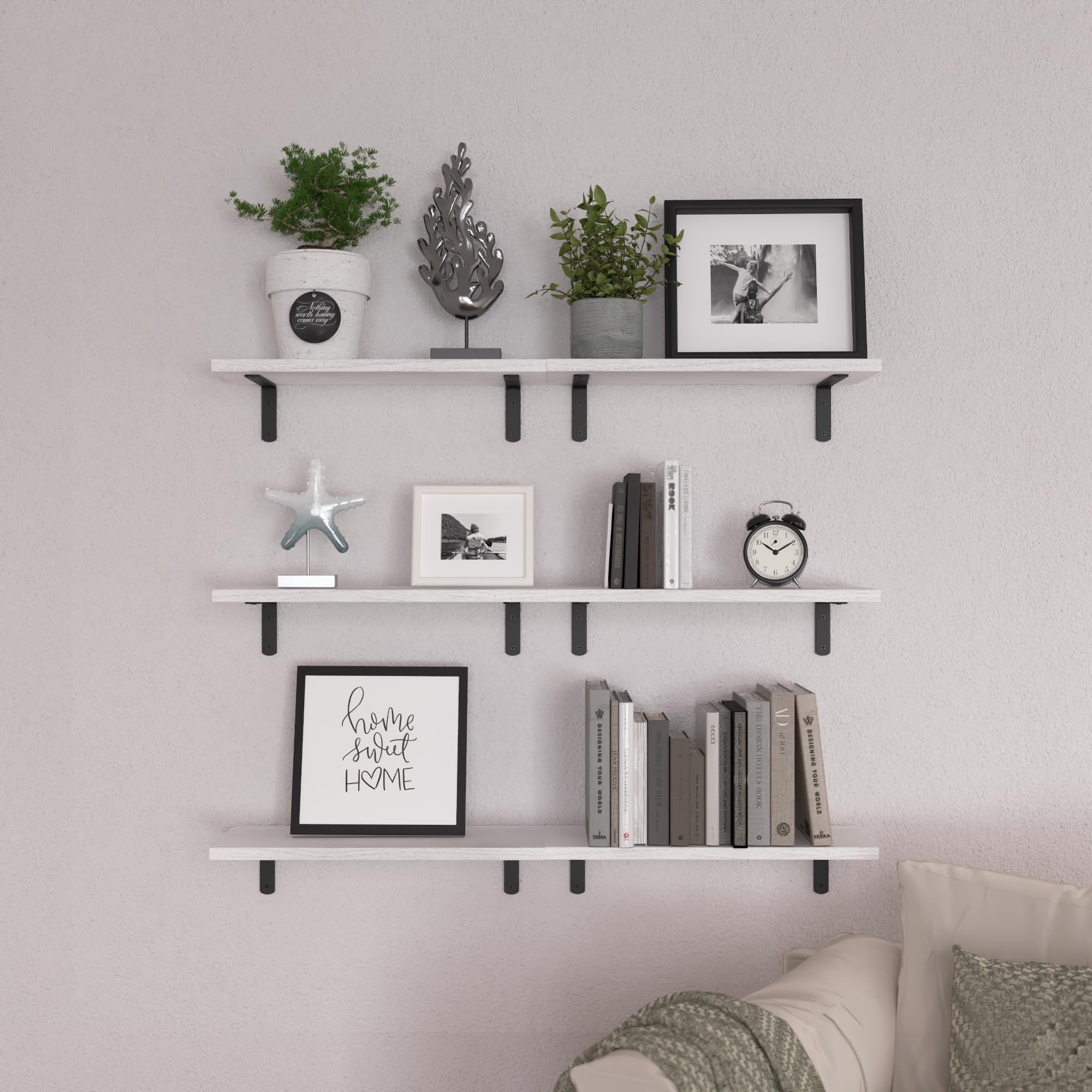 WOPITUES etagere dans salon avec plantes apportant touche deco