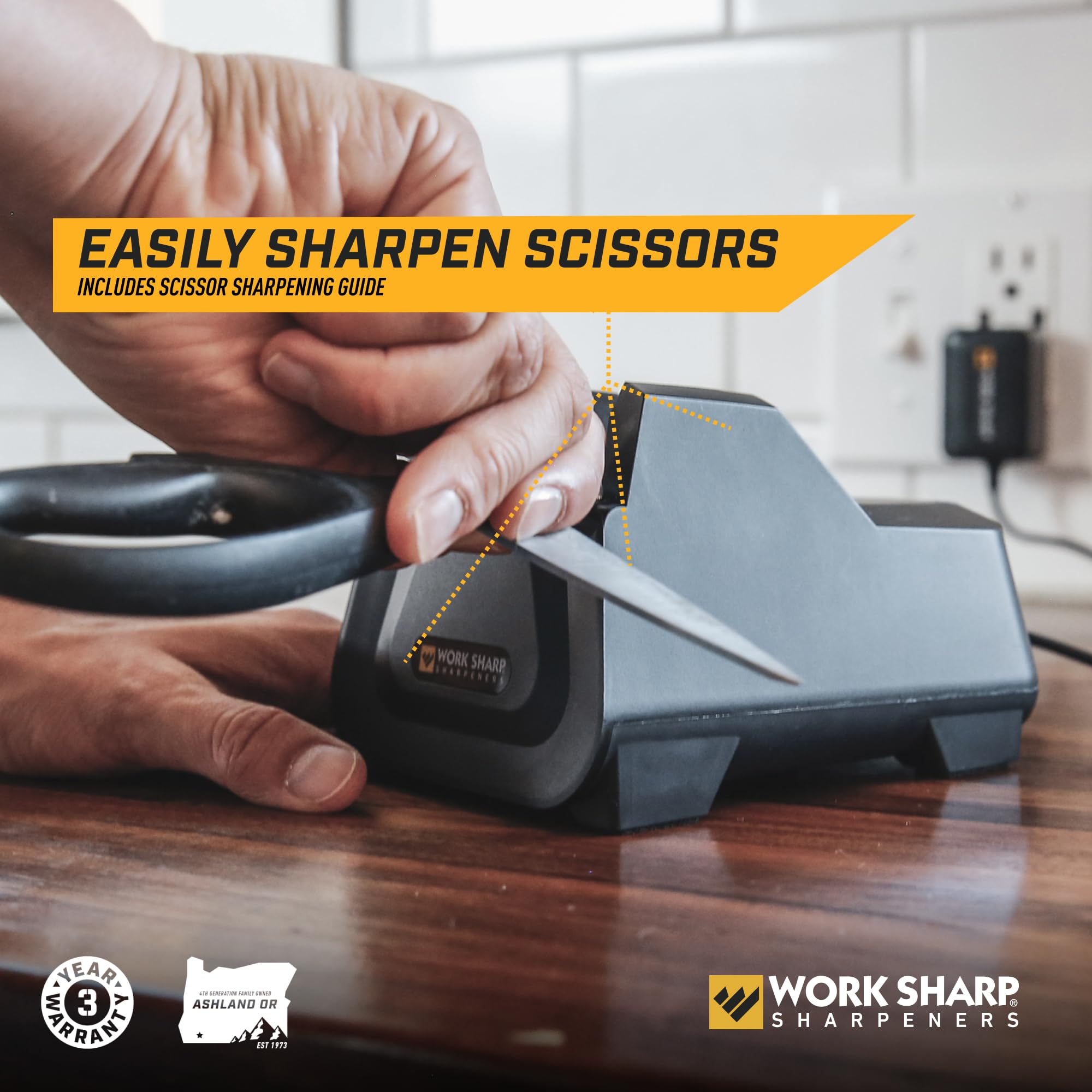 Work Sharp boutons et matériaux montrant robustesse et contrôle simple
