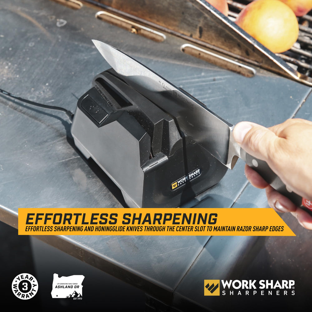 Work Sharp contexte barbecue en cuisine montrant préparation rapide