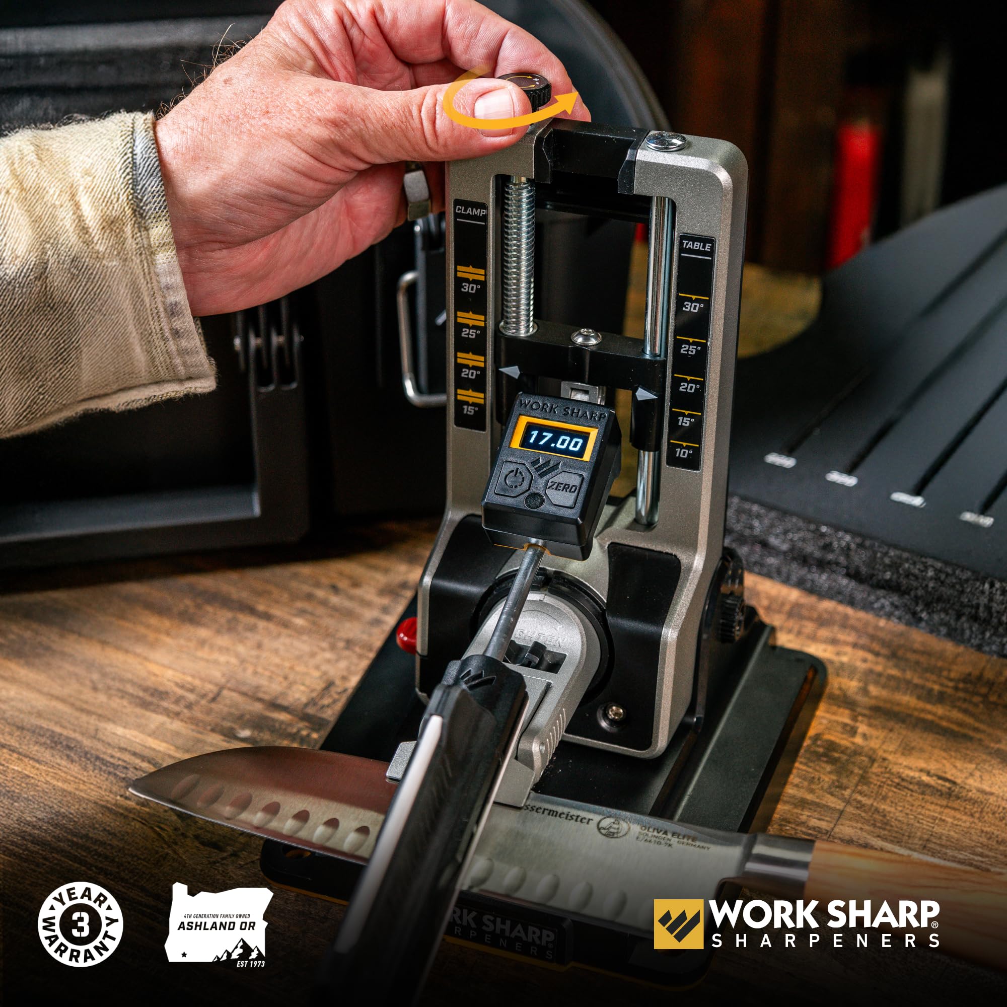 Work Sharp présentation des plaques pour progression des grains