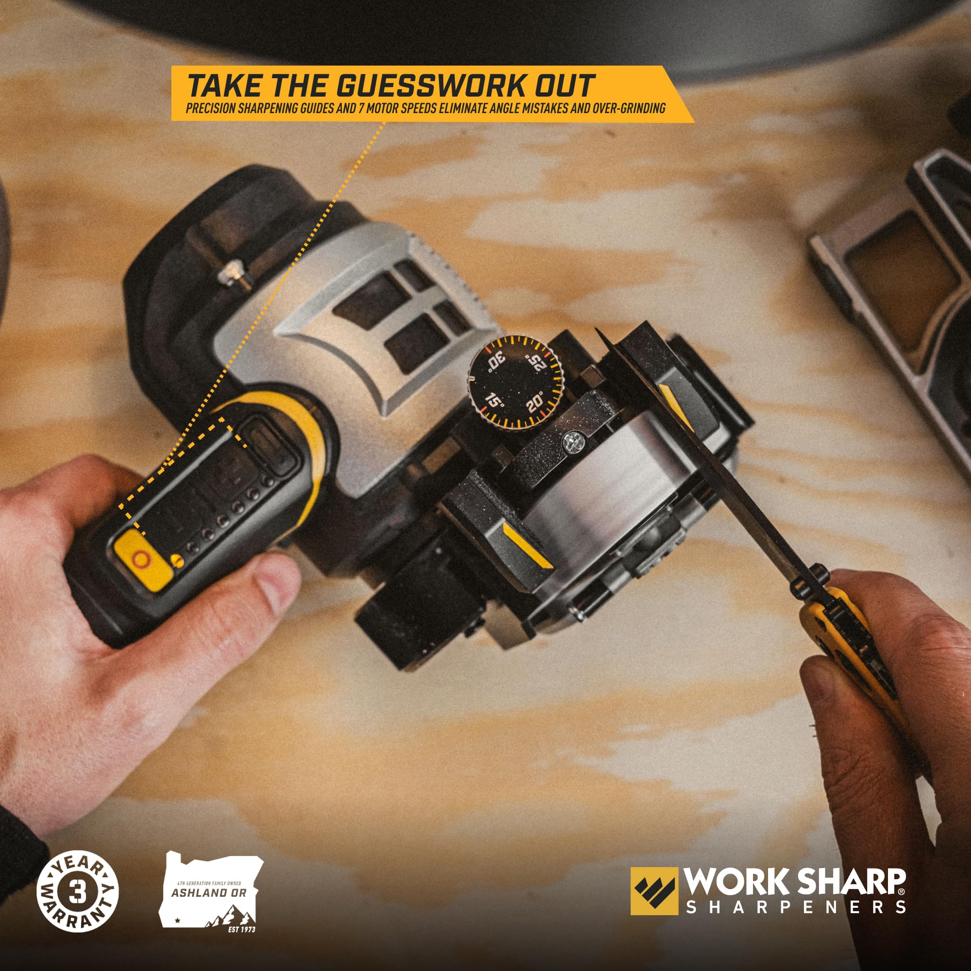 WORK SHARP assortiment de bandes abrasives pour dégrossir et polir