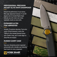 Work Sharp affûtage petit couteau avec table d’appoint pour finesse