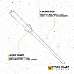 Work Sharp guide d'angle intégré facilitant mouvements réguliers