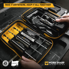 Work Sharp tige céramique pour restauration de lames dentelées et fidélité du profil