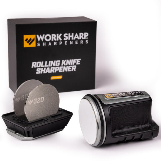 WORK SHARP vue de face montrant compacité et stabilité pour gains de place